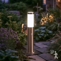 BRILAGI - Spoljašnja lampa sa senzorom pokreta ELIA 1xE27/20W/230V IP44 50 cm mat hrom