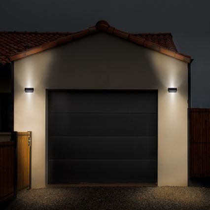 Brilagi - LED spoljašnje zidno svetlo RAGUSA LED/7W/230V 3000/4000/6000K crna IP54