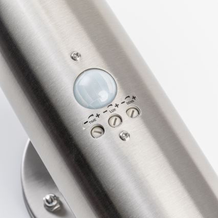 BRILAGI - Spoljašnja zidna lampa sa senzorom ELIA 1xE27/20W/230V IP44 mat hrom