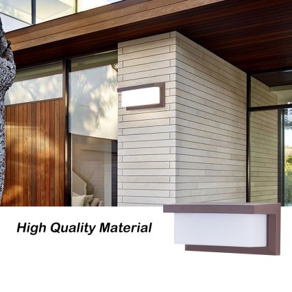 Brilagi - Spoljašnja zidna svetiljka BRICKY 1xE27/60W/230V braon IP54