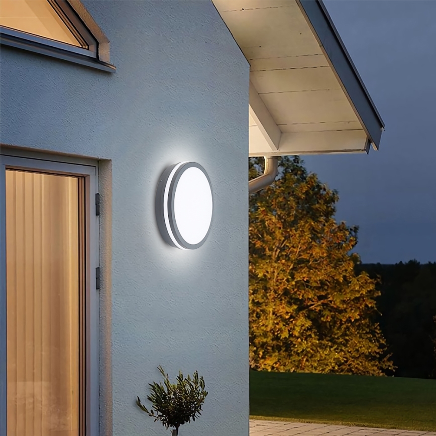 Brilagi - LED spoljno svetlo sa senzorom BENE LED/24W/230V, prečnik 26 cm, antracit, IP54