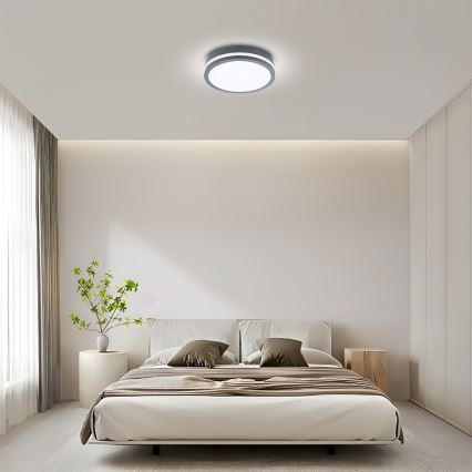 Brilagi - LED spoljno svetlo sa senzorom BENE LED/24W/230V, prečnik 26 cm, antracit, IP54