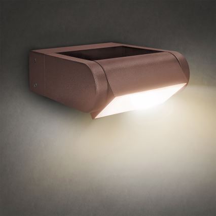 Brilagi - Spoljašnje LED zidno svetlo CROTONE LED/7W/230V braon IP54