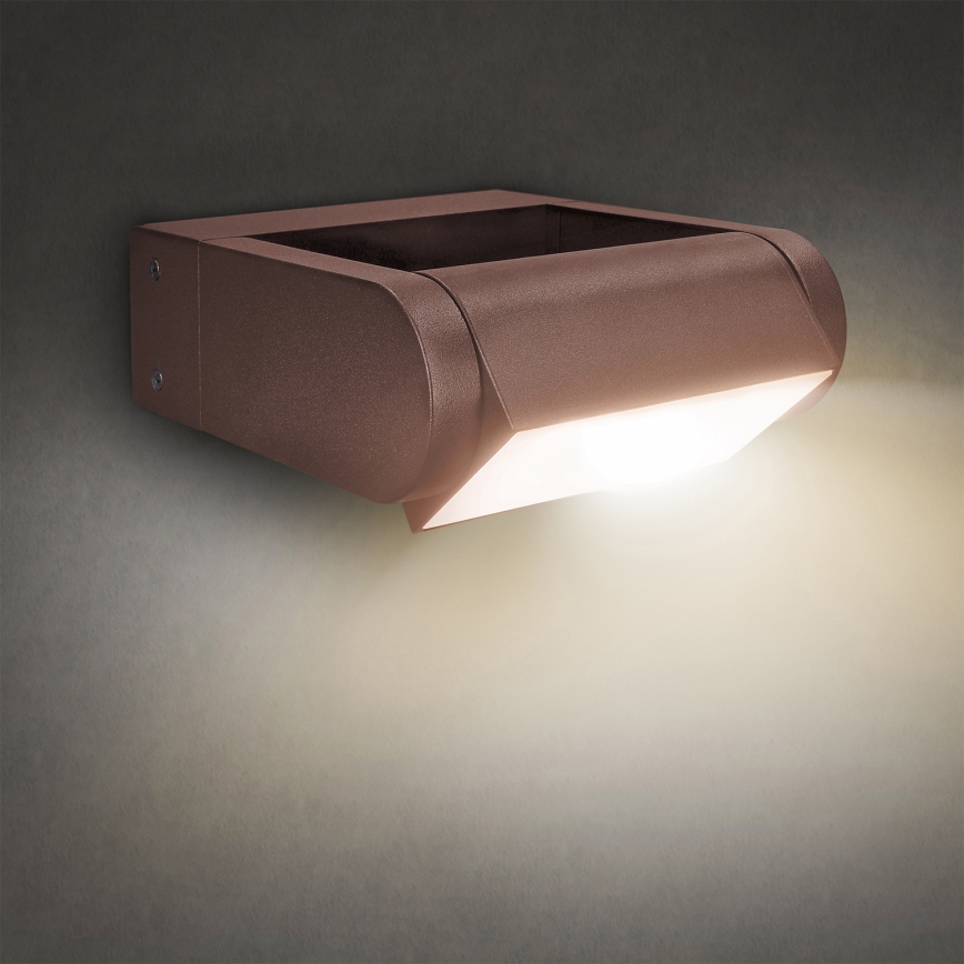 Brilagi - Spoljašnje LED zidno svetlo CROTONE LED/7W/230V braon IP54
