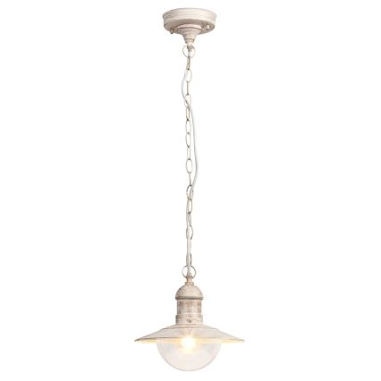 Brilagi - Spoljašnje viseće svetlo MOLDE 1xE27/60W IP44 belo/patina