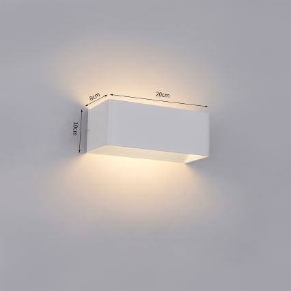 Brilagi - spoljašnje zidno LED svetlo DONNANI LED/7W/230V 20 cm belo IP44