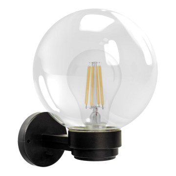 Brilagi - Spoljašnje zidno svetlo HARBOR 1xE27/40W/230V IP33 crna/prozirna