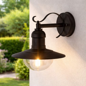 Brilagi - Spoljašnje zidno svetlo MOLDE 1xE27/60W/230V IP44 crna