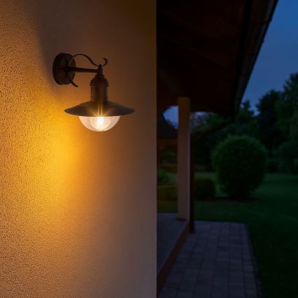 Brilagi - Spoljašnje zidno svetlo MOLDE 1xE27/60W/230V IP44 crna