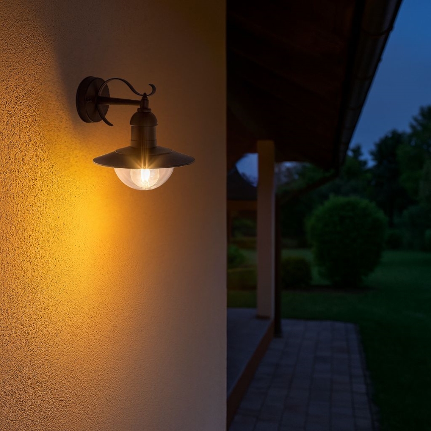 Brilagi - Spoljašnje zidno svetlo MOLDE 1xE27/60W/230V IP44 crna