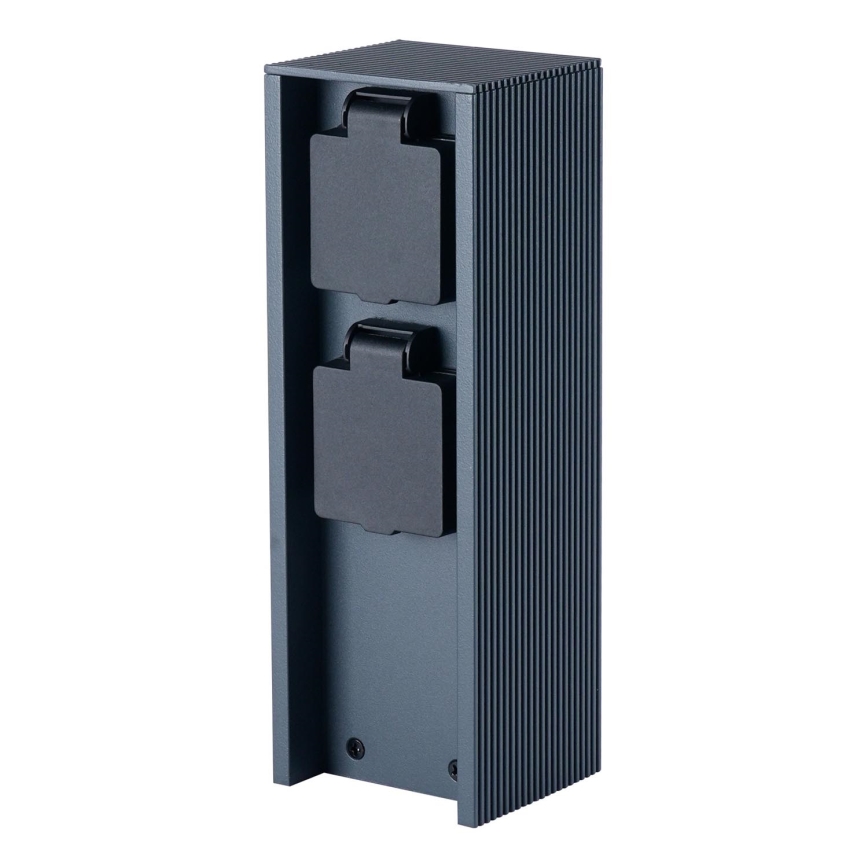 Brilagi - Spoljašnji stub sa utičnicama PILLAR 2x SCHUKO 230V IP44 antracit