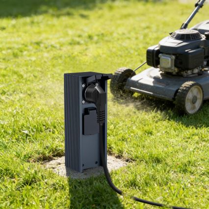 Brilagi - Spoljašnji stub sa utičnicama PILLAR 2x SCHUKO 230V IP44 antracit