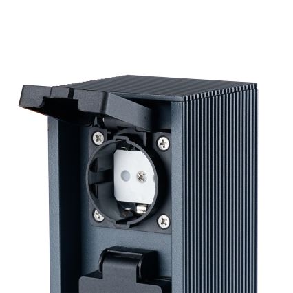 Brilagi - Spoljašnji stub sa utičnicama PILLAR 2x SCHUKO 230V IP44 antracit