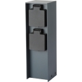 Brilagi - Spoljašnji stub sa utičnicama PILLAR 2Z SCHUKO 230V IP44, antracit