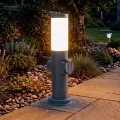 Brilagi - Spoljna lampa sa 2 SCHUKO utičnicama NOVA 1xE27/15W/230V 40 cm IP44 antracit