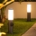 Brilagi - Spoljna lampa sa 2 SCHUKO utičnicama NOVA 1xE27/15W/230V 40 cm IP44 antracit