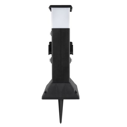 Brilagi - Spoljna lampa sa 2 SCHUKO utičnice 1xE14/15W/230V IP44 crna