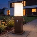 Brilagi - Spoljna lampa sa senzorom 1xE27/15W/230V 40 cm IP44 braon
