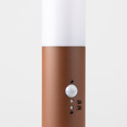 BRILAGI - Spoljna lampa sa senzorom NOVA 1xE27/15W/230V 40 cm IP44 braon