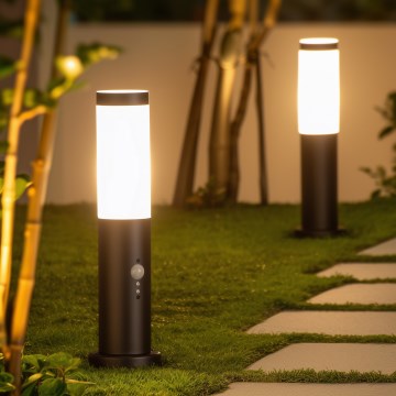 Brilagi - Spoljna lampa sa senzorom NOVA 1xE27/15W/230V 40 cm IP44 crna