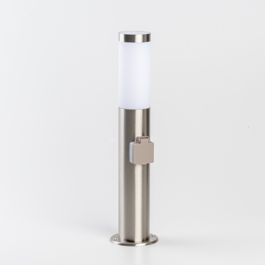 BRILAGI - Spoljašnja lampa sa utičnicom ELIA 1xE27/20W/230V IP44 50 cm mat hrom