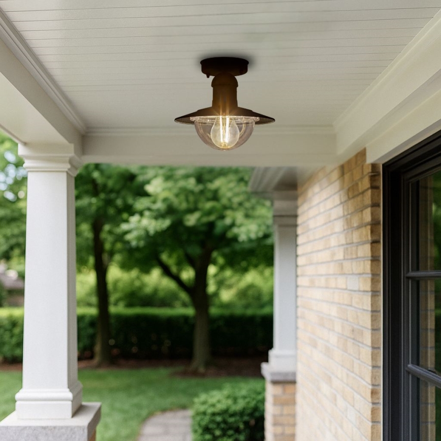 Brilagi - Spoljna plafonska svetiljka MOLDE 1xE27/60W IP44 crna