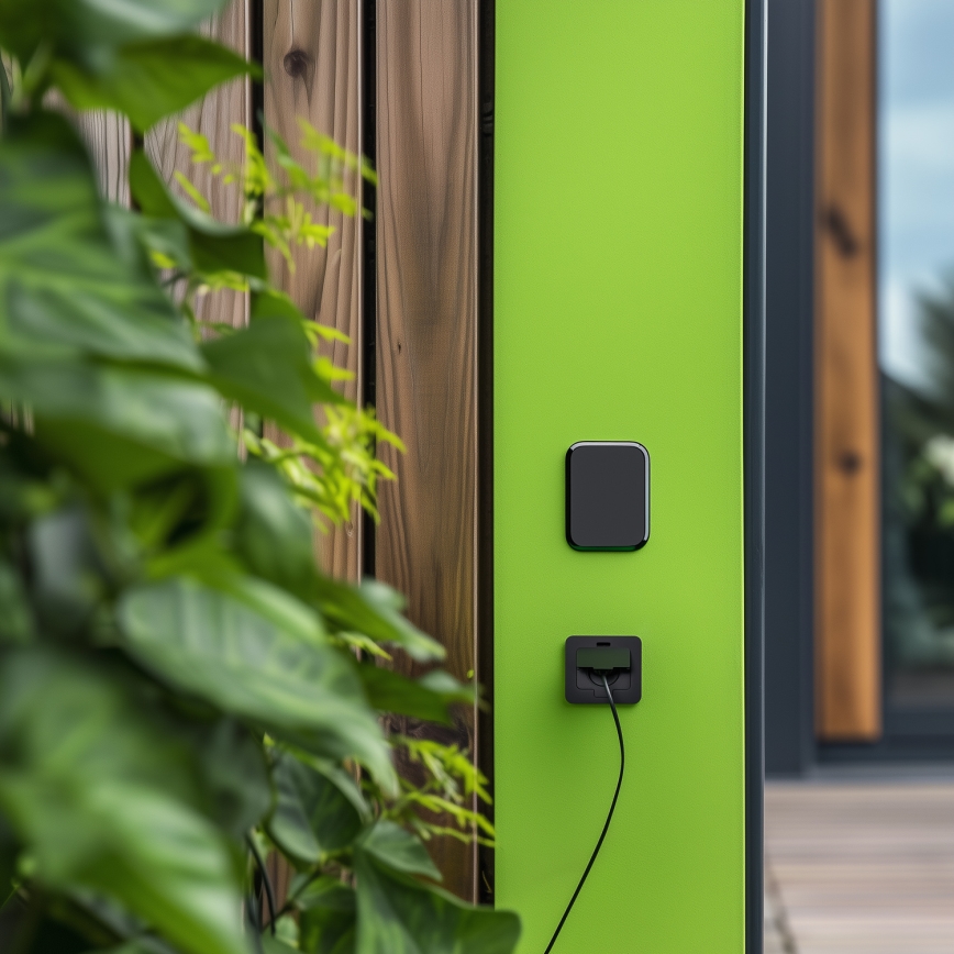 Brilagi - Spoljna ugradna podna utičnica IP55 crna pravougaona