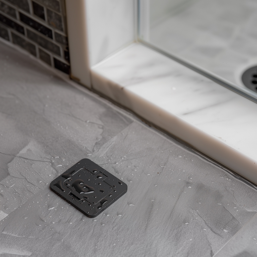 Brilagi - Spoljna ugradna podna utičnica IP55 crna pravougaona