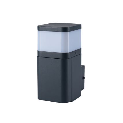 Brilagi - Spoljašnja zidna lampa sa SCHUKO utičnicom PILLAR 1xG9/11W/230V IP44 antracit