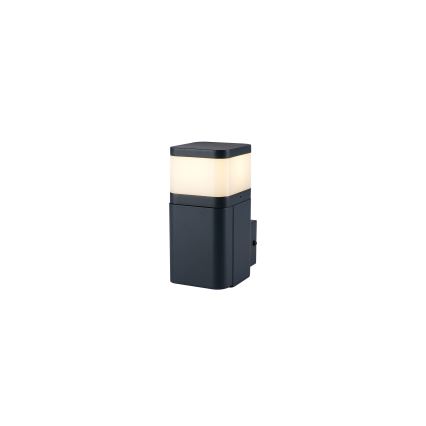 Brilagi - Spoljašnja zidna lampa sa SCHUKO utičnicom PILLAR 1xG9/11W/230V IP44 antracit