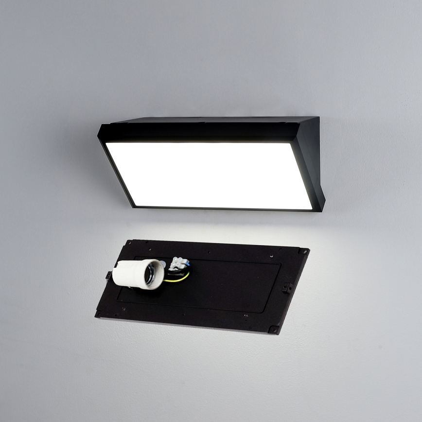Brilagi - Spoljna zidna svetiljka TRIANGLE 1xE27/60W/230V crna IP65