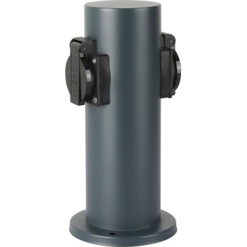 Brilagi - Spoljni stub sa 2 SCHUKO utičnice PILLAR 230V IP44 antracit