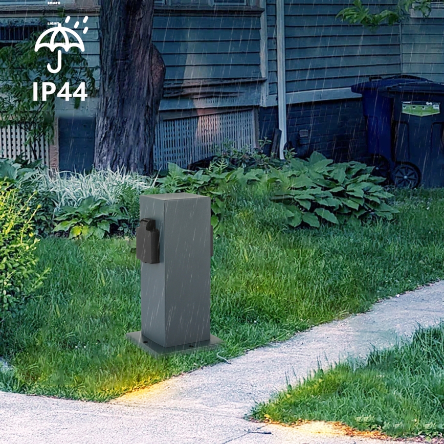 Brilagi - Spoljni stub sa utičnicom PILLAR 1Z SCHUKO 230V IP44 antracit