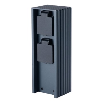 Brilagi - Spoljni stub za utičnice PILLAR 2Z SCHUKO 230V IP44 antracit