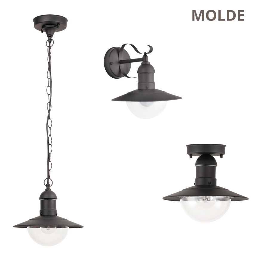 Brilagi - Spoljno viseće svetlo MOLDE 1xE27/60W IP44 crna