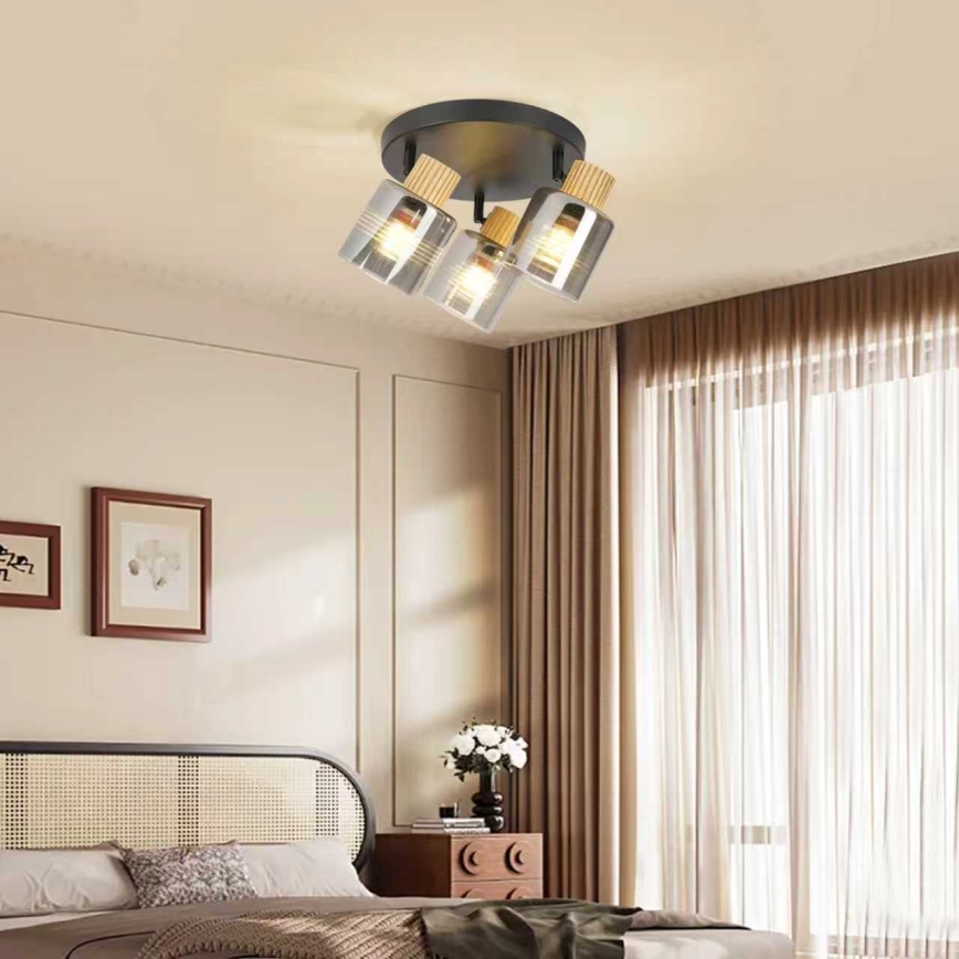 Brilagi - Spot svetiljka HYGGE 3xE14/15W/230V crna/zadimljena