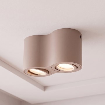 BRILAGI - Spot svetiljka MIA DOUBLE 2xGU10/30W/230V bež