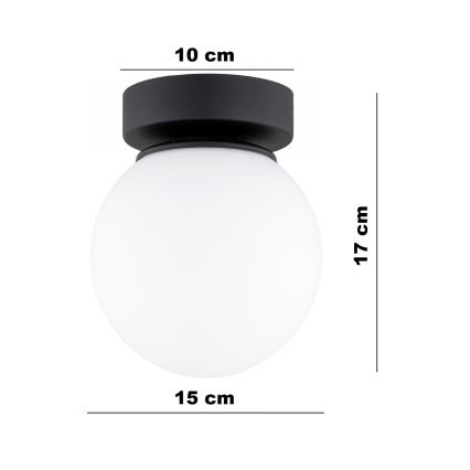 Brilagi - Spot svetiljka MILO 1xE27/60W/230V crna