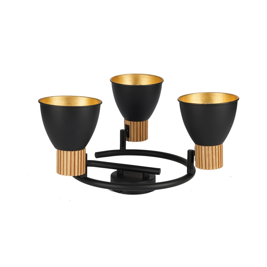 Brilagi - Spot svetiljka ODENSE 3xE14/10W/230V drvo/crna