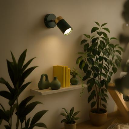 Brilagi - Spot svetlo POKER 1xGU10/25W/230V zelena/zlatna