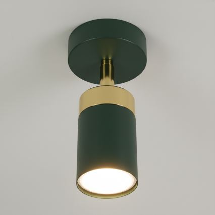 Brilagi - Spot svetlo POKER 1xGU10/25W/230V zelena/zlatna