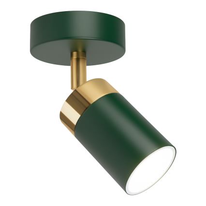 Brilagi - Spot svetlo POKER 1xGU10/25W/230V zelena/zlatna