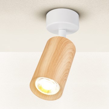 Brilagi - Spot svetiljka SELE 1xGU10/30W/230V bela/dekor hrasta