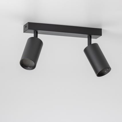 Brilagi - Spot svetiljka SELE 2xGU10/30W/230V crna