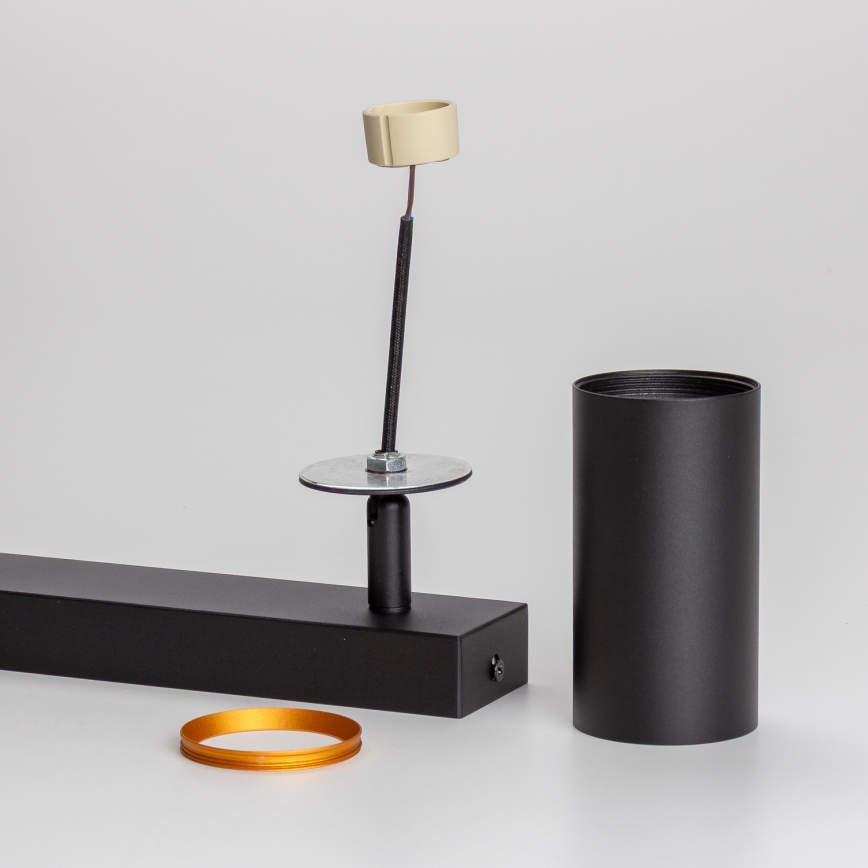 Brilagi - Spot svetiljka SELE 2xGU10/30W/230V crna/zlatna