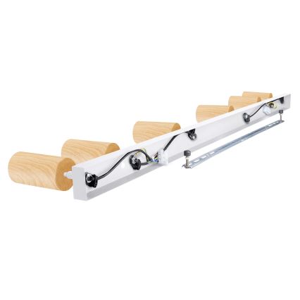 Brilagi - Spot svetiljka SELE 6xGU10/30W/230V bela/dekor hrasta