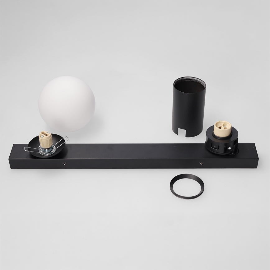 BRILAGI - Spot svetiljka SELE BALL 1xGU10/30W/230V + 1xG9/10W crna