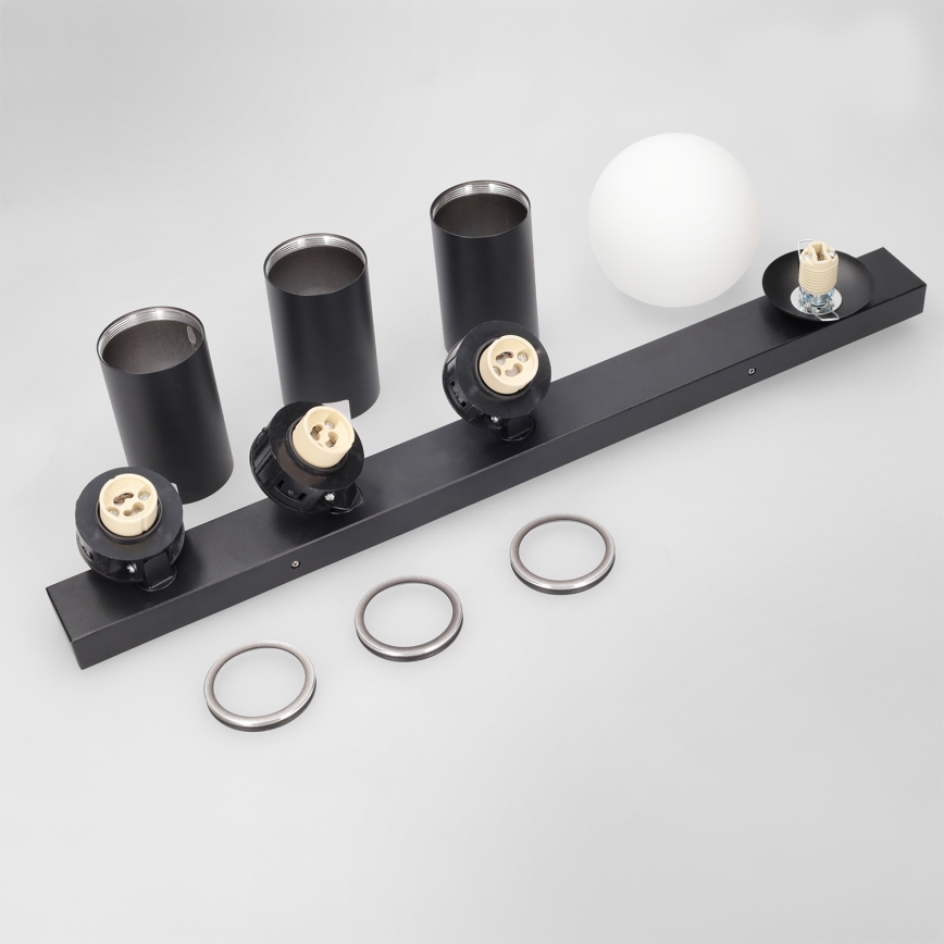 BRILAGI - Spot svetiljka SELE BALL 3xGU10/30W/230V + 1xG9/10W crna