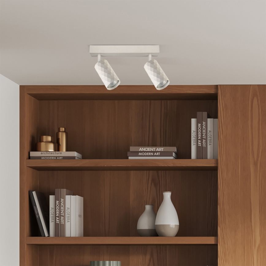 Brilagi - Spot svetiljka SELE DIAMANT 2xGU10/30W/230V bela