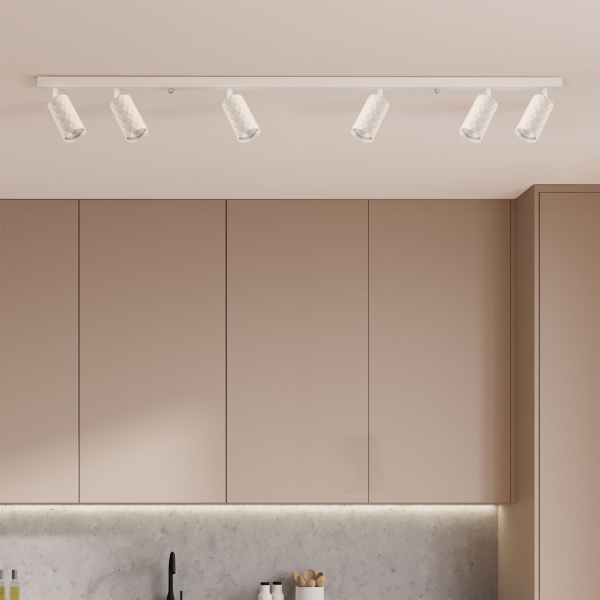 Brilagi - Spot svetiljka SELE DIAMANT 6xGU10/30W/230V bela